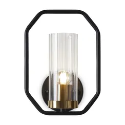 Настенный светильник (бра) FR5524WL-01BBZ Люми / Lumi  E27x1 Freya fr5524wl-01bbz