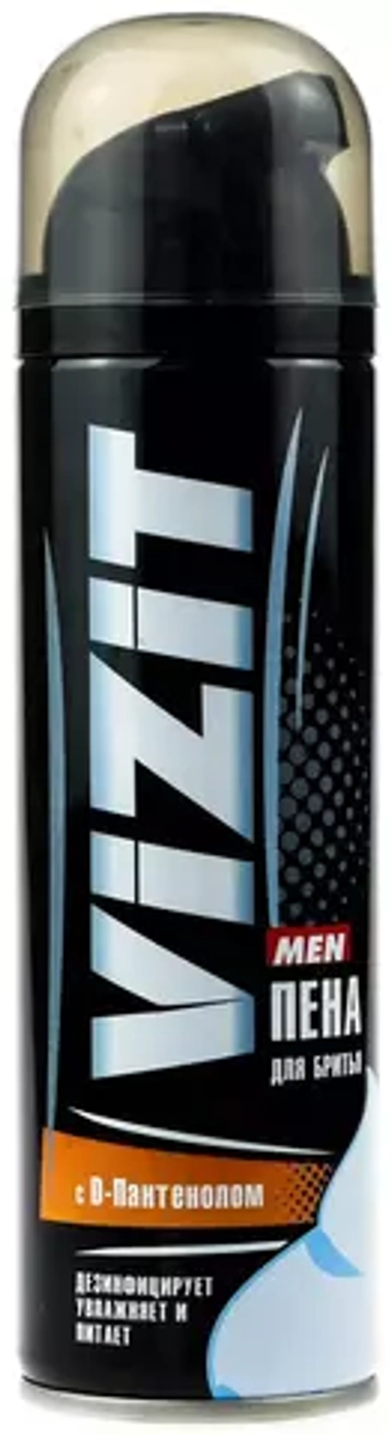 Пена для бритья с Д-пантенолом VIZIT, 275 г, 225 мл