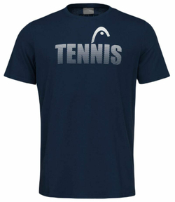 Мужская теннисная футболка Head Club Colin T-Shirt - dark blue