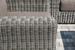 "Боно" лаунж-зона из искусственного ротанга, цвет графит