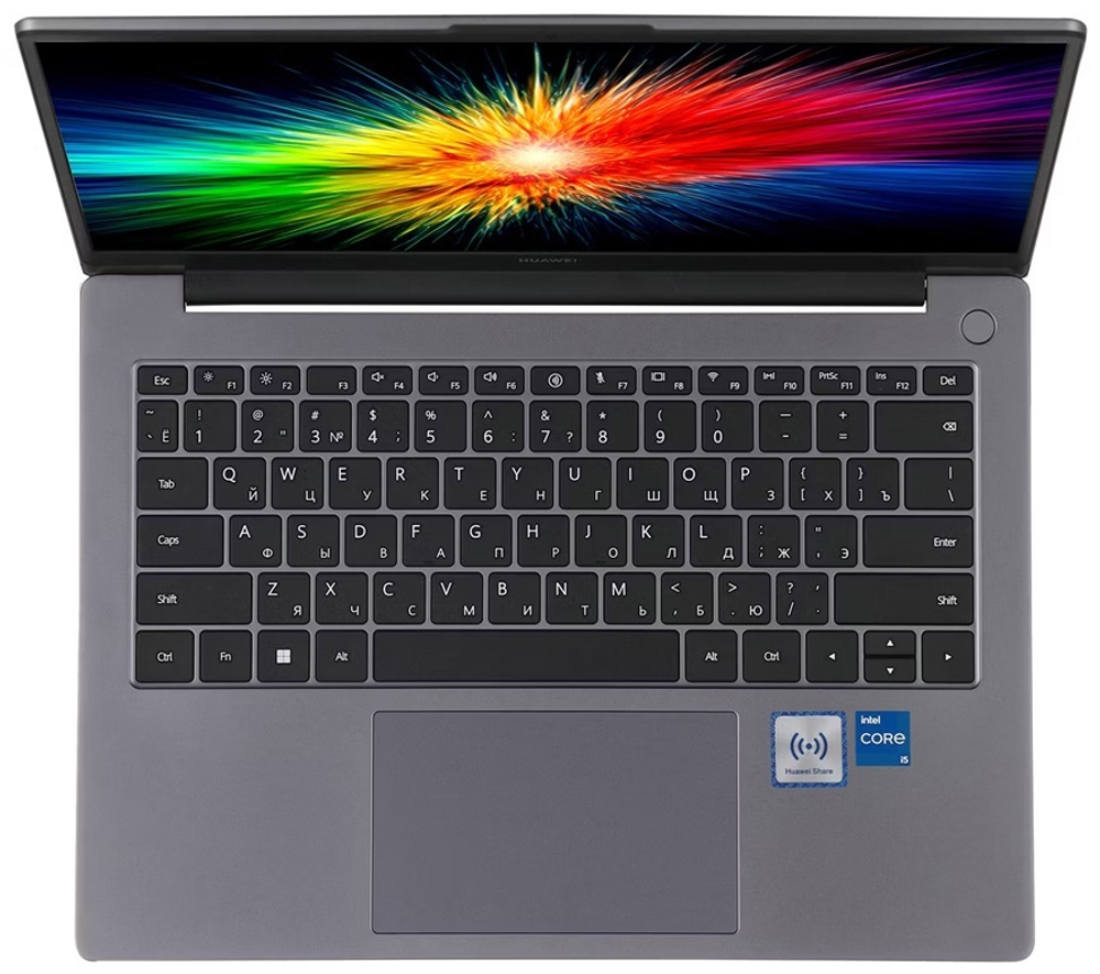 Ноутбук Huawei MateBook D14 14" / 8 Гб / SSD 512 Гб / Без ОС / 53013XFQ