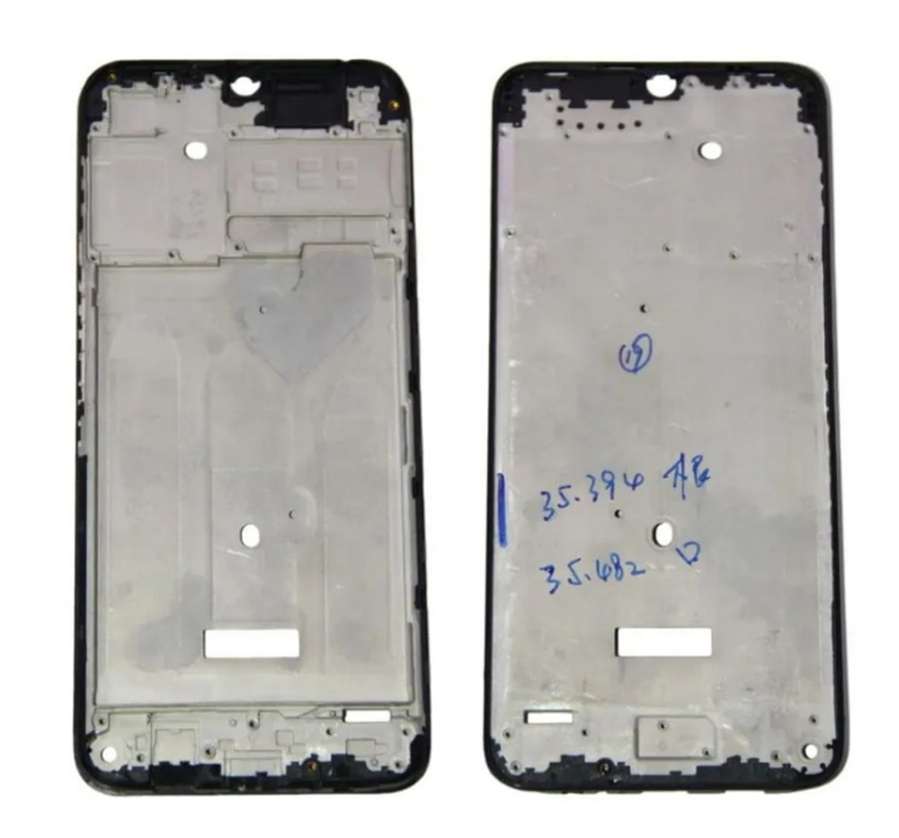 Рамка дисплея для Tecno Spark 7 (KF6n) Черный