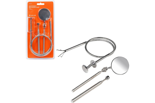 Инструмент инспекционный, набор 3пр.. (захват телескоп., захват гибкий, зеркало) ATBS014 AIRLINE