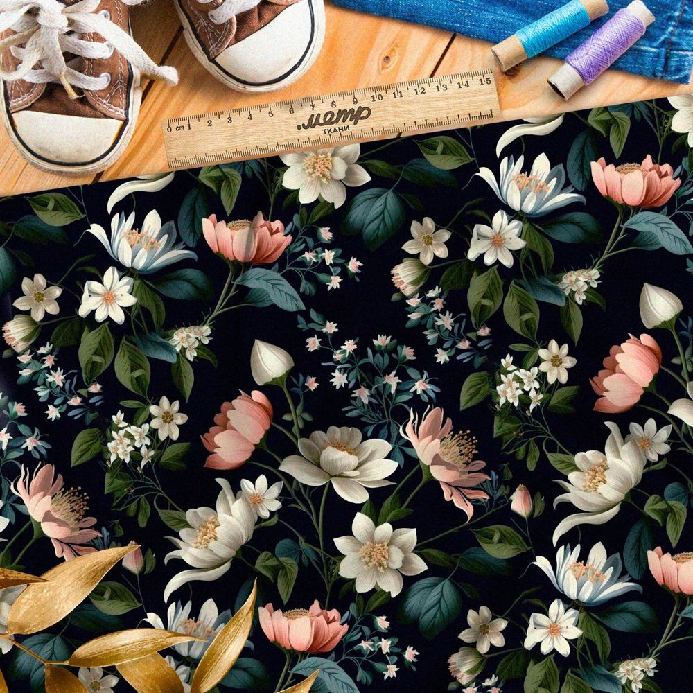 Ткань премиум Оксфорд 600D чарующие танцы