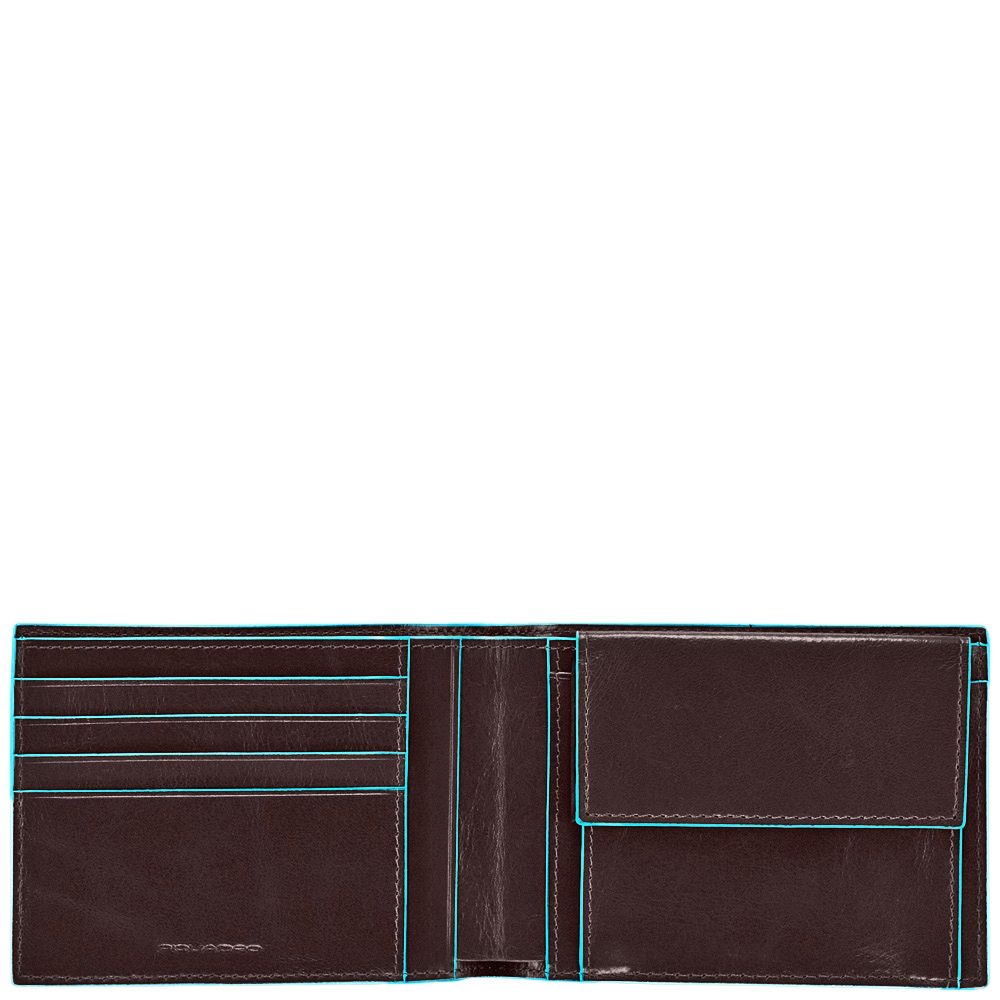 Кошелек Piquadro Blue Square коричневый телячья кожа (PU257B2/MO)