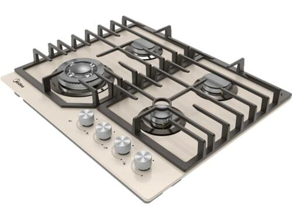 Поверхность варочная газ. Midea MG645TGI (бежевая)