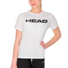 Футболка женская HEAD Club Original T-Shirt W 814845-WH-XL, р.XL, полиэстер, хлопок, эластан, белый