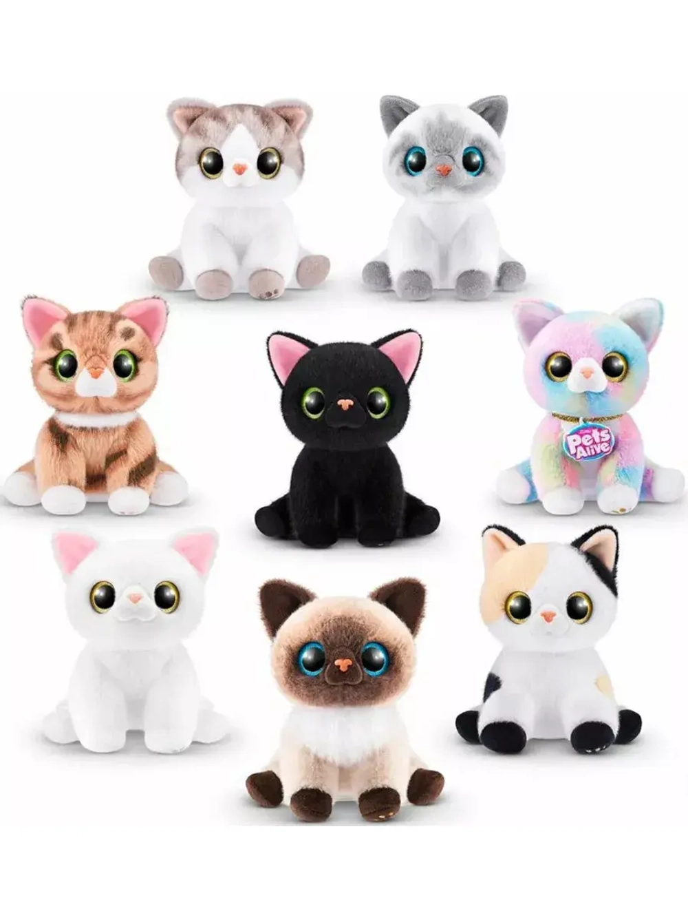 Мягкая игрушка сюрприз Zuru Pets Alive Smitten Kittens 9541