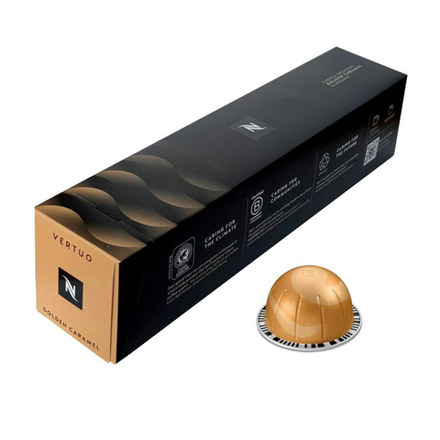 Кофе в капсулах Nespresso Vertuo Golden Caramel, 10 шт