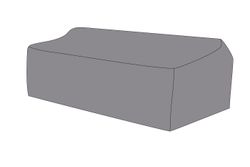 Защитный чехол на диван Гранада, трехместный 200×90×56 см, цвет серый