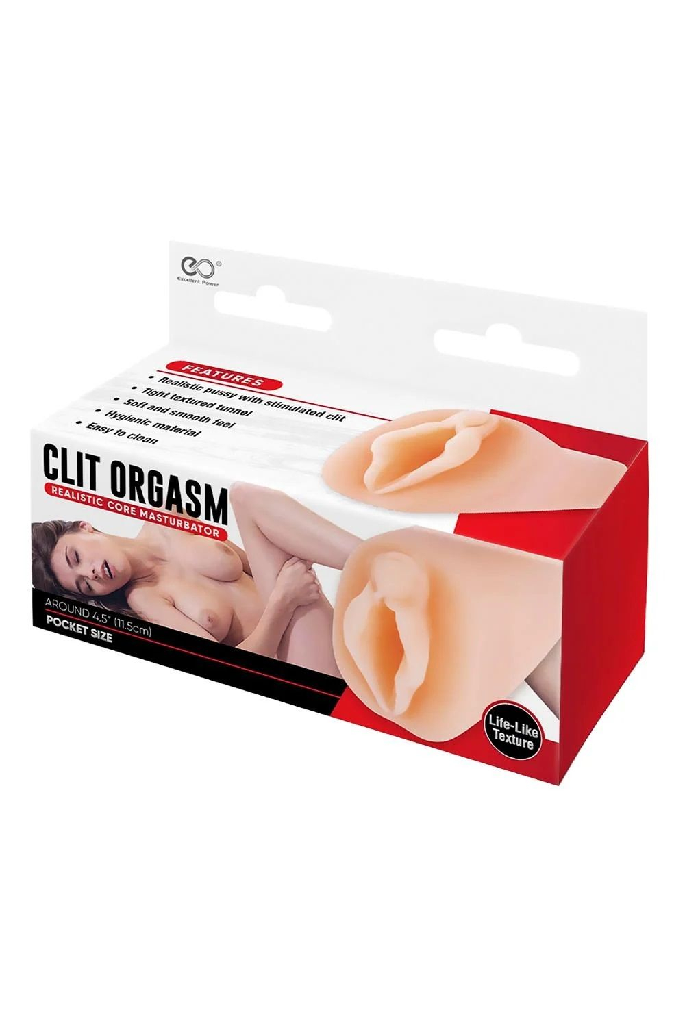 Телесный мастурбатор-вагина Clit Orgasm (Цвет: телесный)
