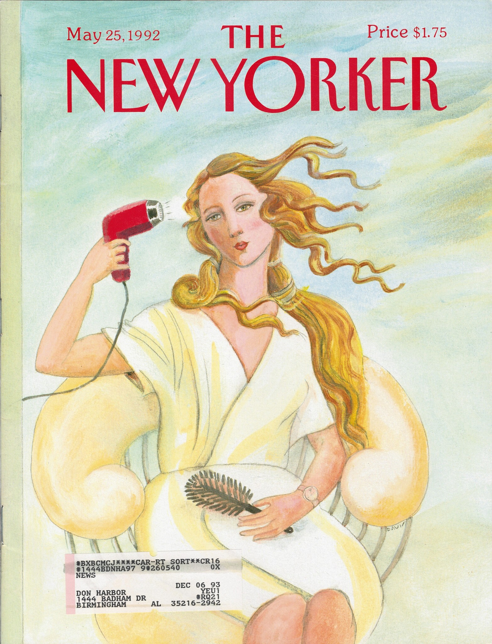 Журнал The New Yorker 25-05-1992