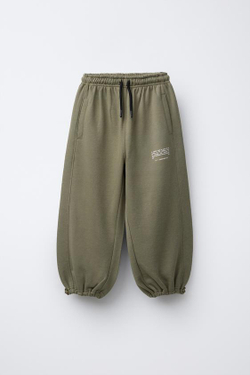 ZARA БРЮКИ-ДЖОГГЕРЫ, ХАКИ