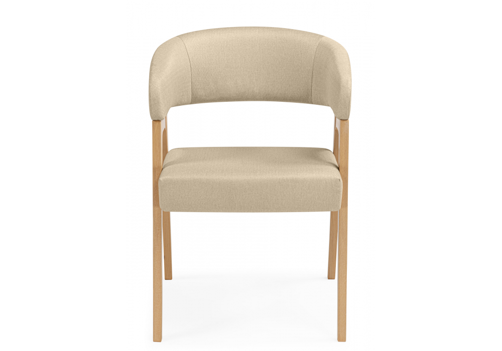 Стул деревянный Woodville Невада 1 натуральное дерево, ткань 135