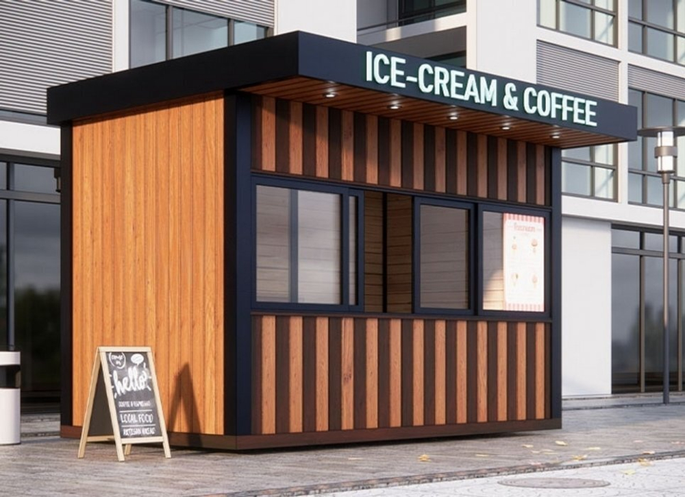 Киоск для уличной торговли Фастфуд