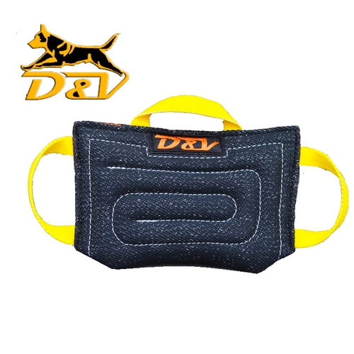 Подушка кусалка для щенков из спецткани с тремя ручками DaiviBel