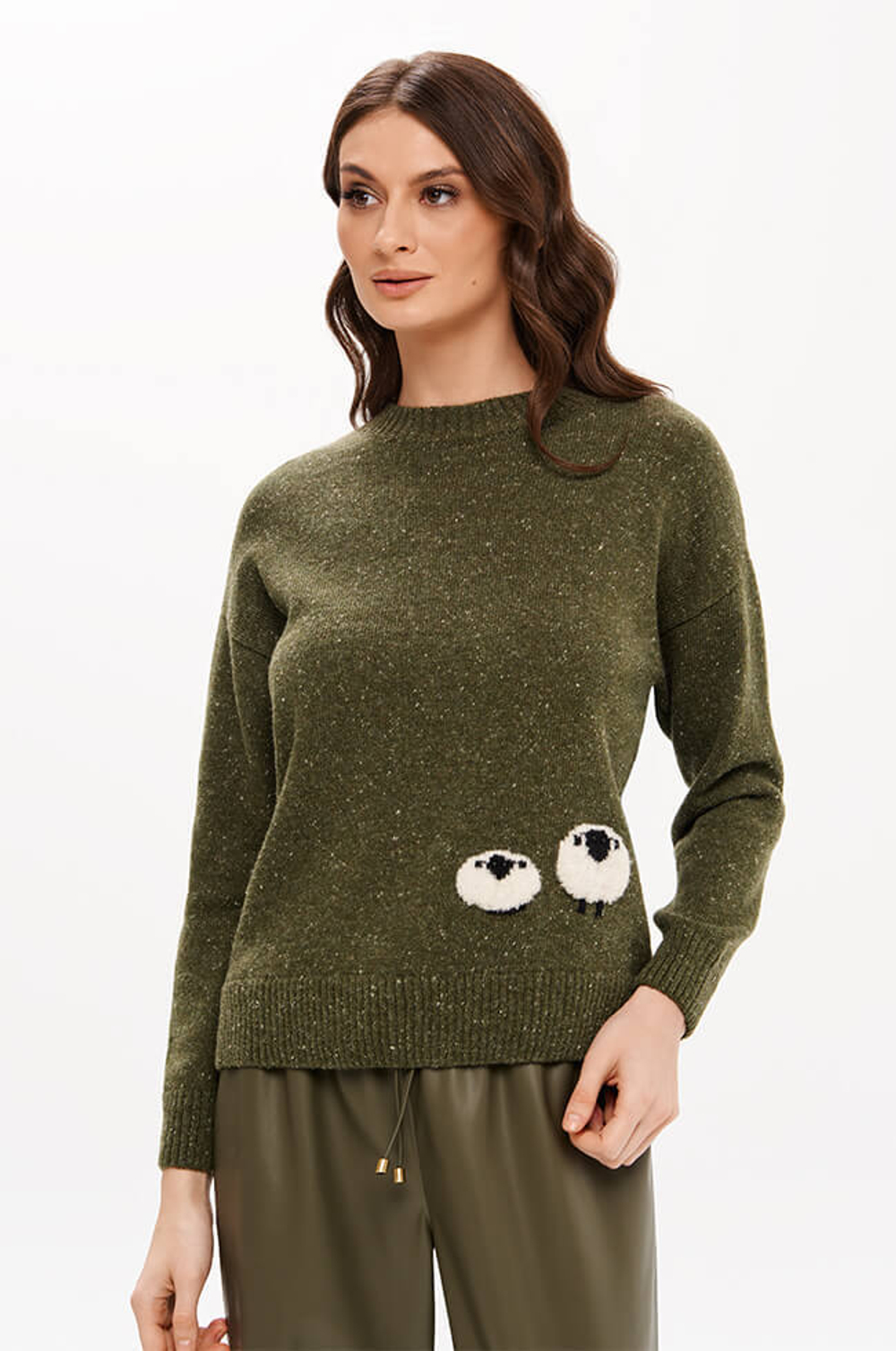 23365 Джемпер женский (хаки)