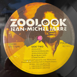 Винтажная виниловая пластинка LP Jean Michel Jarre Zoolook (Англия 1984)