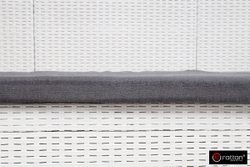 Комплект мебели NEBRASKA SOFA 3 (3х местный диван), белый