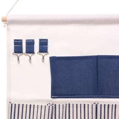 Карман настенный подвесной 7отделений «ИДЕЯДОМА», принт полосочки, 35*50см (лейбл Селфи)