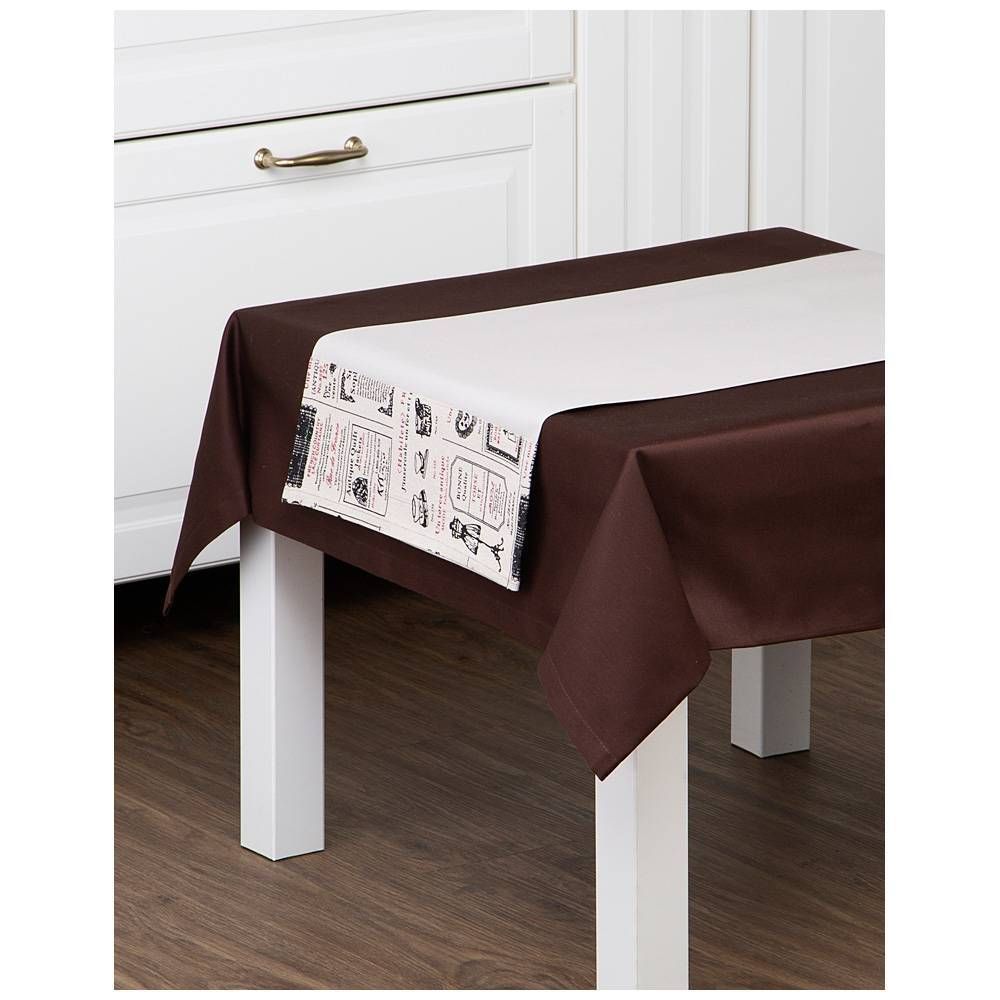 ДОРОЖКА "МИНИ.БОН АППЕТИТ",70Х30СМ,100%ХЛОПОК, БЕЖ