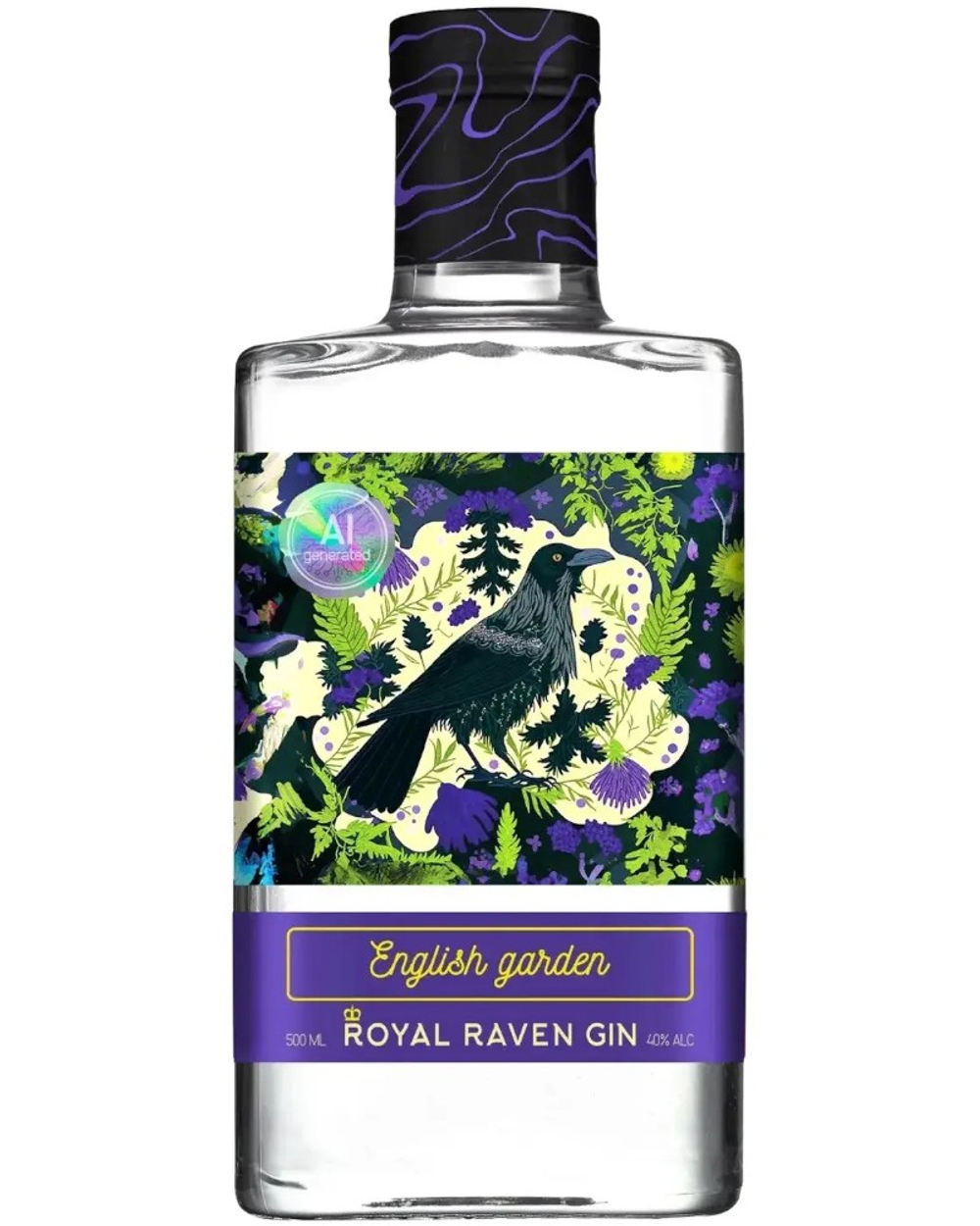Джин Royal Raven English Garden 0.5 л.