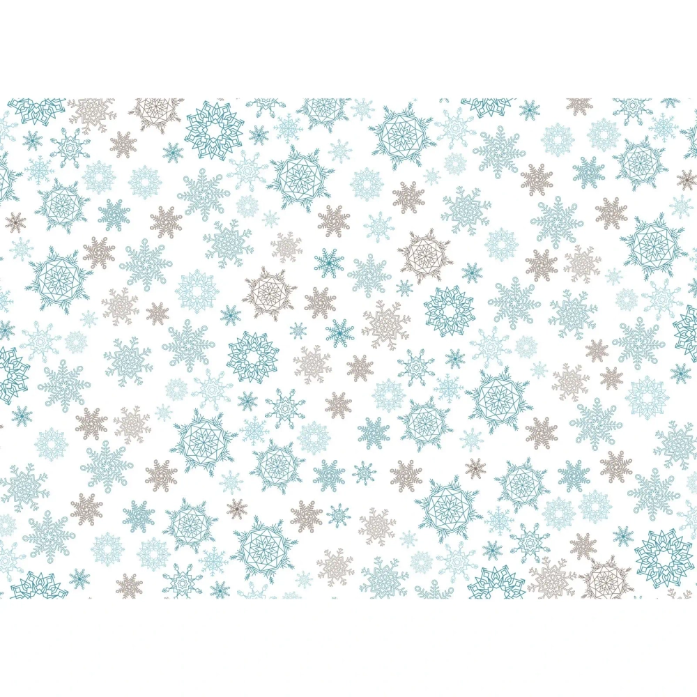 Бумага упаковочная 50х70 см «Снежный вальс» (1 лист)
