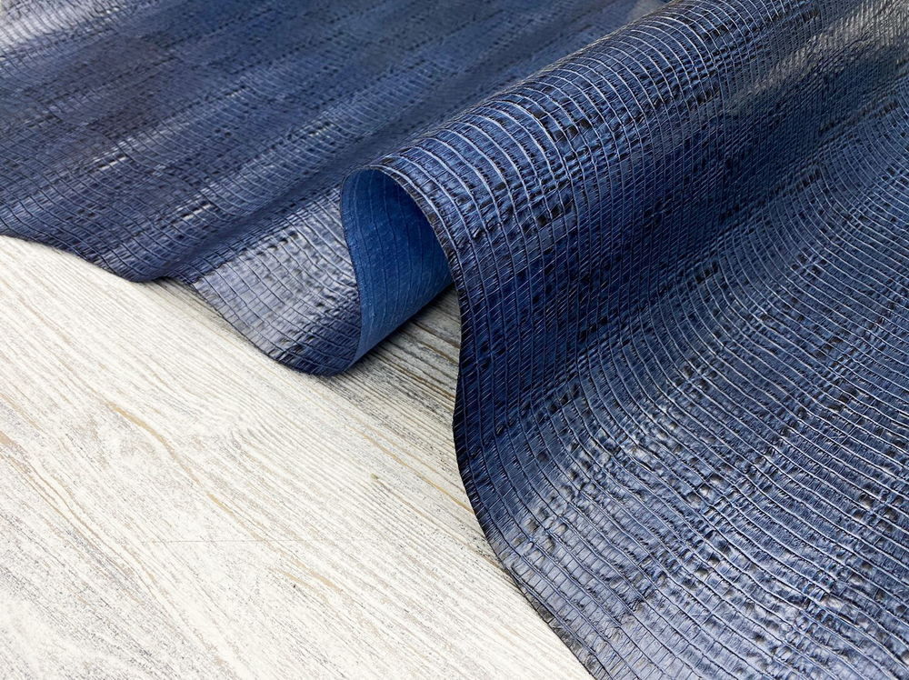 Crocco Antique Blue (0,8-1,0 мм), цв. синий, натуральная кожа