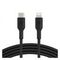 Кабель Belkin BoostCharge Lightning - USB-C 1м черный (CAA003BT1MBK)