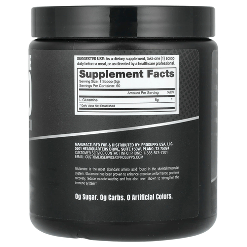 ProSupps, Глутамин 300, аминокислота, 10,58 (300 г)