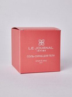 Соль-скраб с ароматом "Роза" (коралловая упаковка)