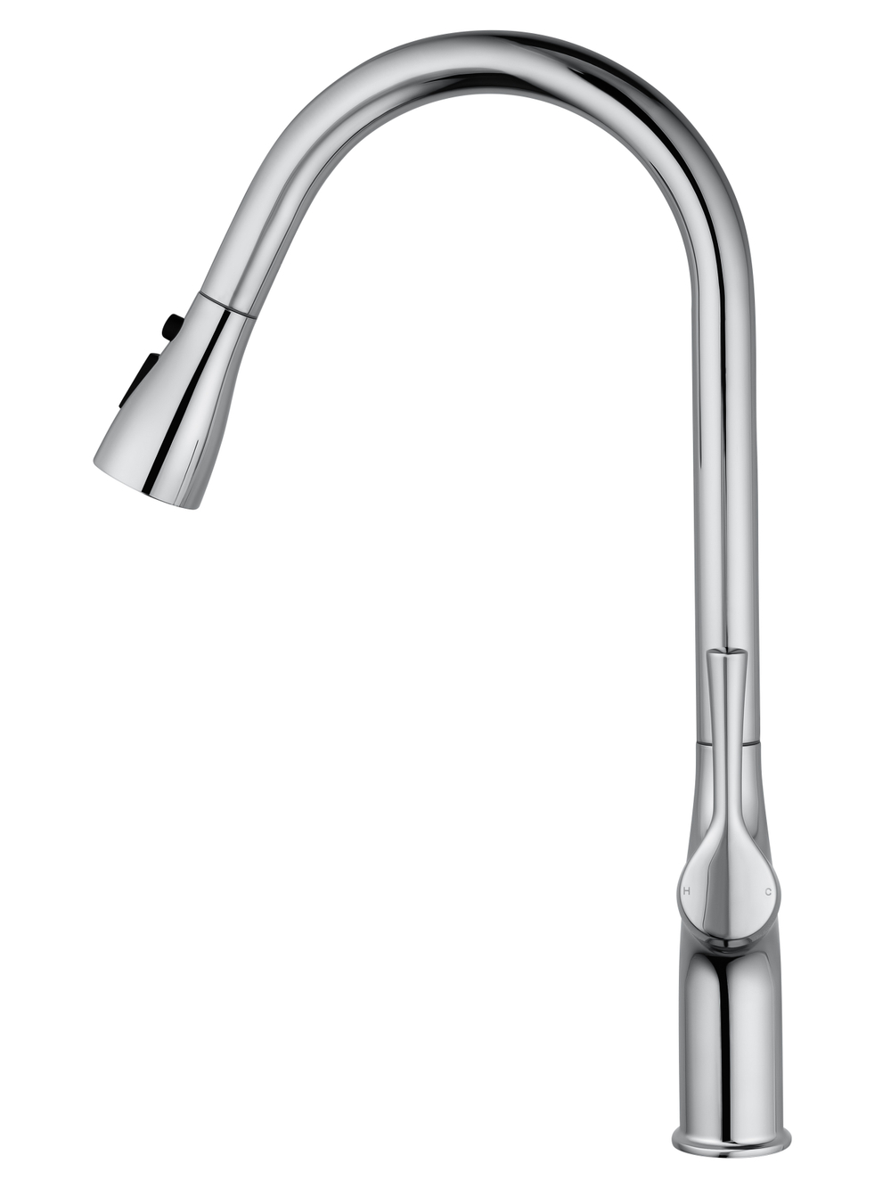 Смеситель для кухни с выдвижным изливом WONZON & WOGHAND, Хром (WW-AE54123-CR)