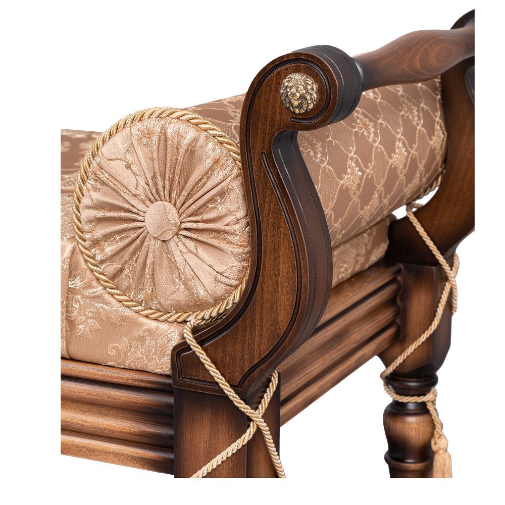 Банкетка Флоренция Орех(Д) Каледония Даймонд Мокка