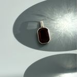 Кулон Леденец с вишневым янтарем