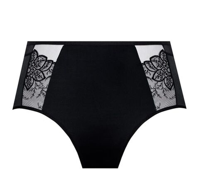 Трусики Livia с вышивкой (Размер: S) (Цвет: черный)