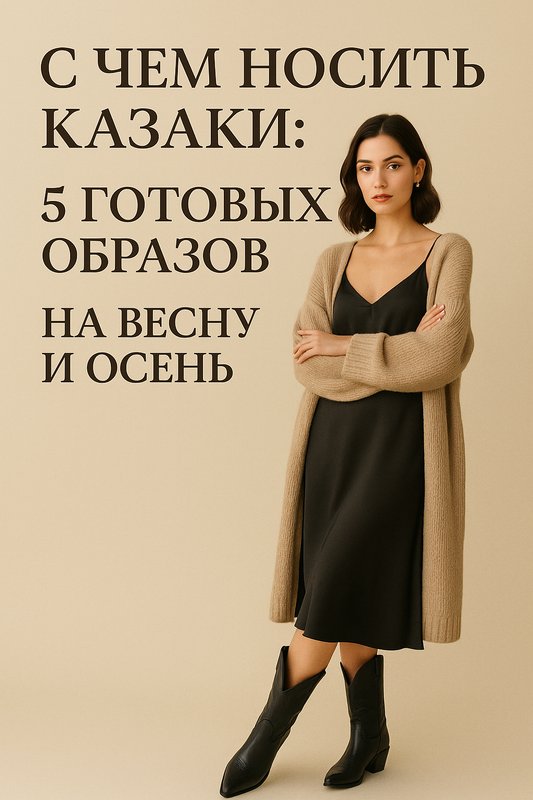 С чем носить казаки: 5 готовых образов на весну и осень