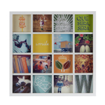 Панно для фотографий Gridart белое