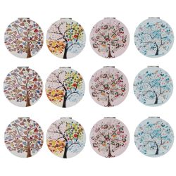 GAEM Зеркало карманное (блок 12шт), L7 W7 H1 см, 4в.