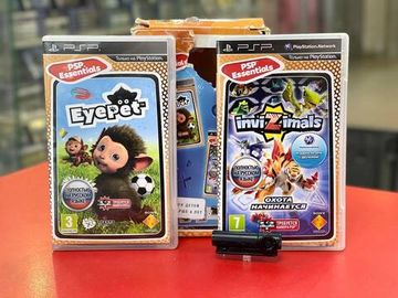 PSP Набор: игра EyePet + игра Invizimals (требуется камера PSP)