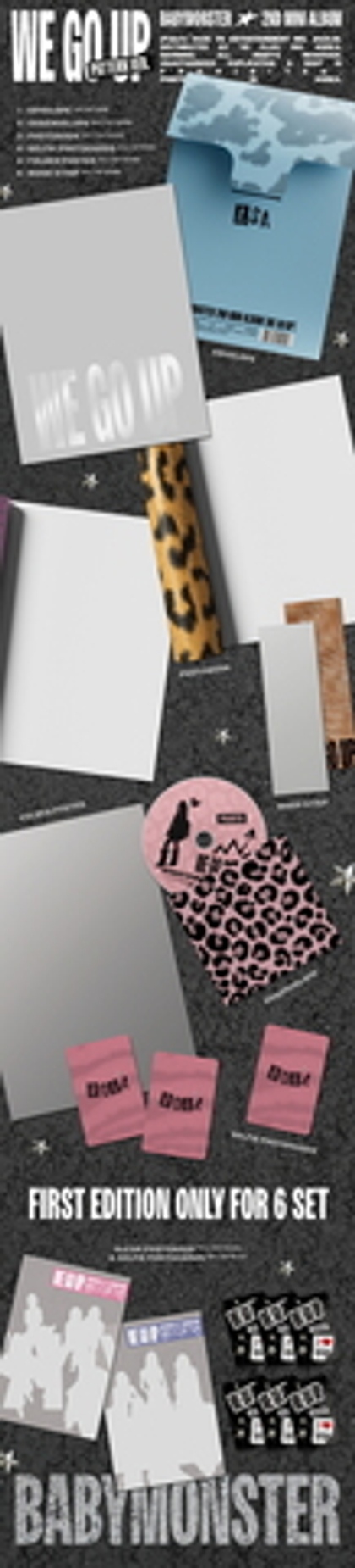Альбом BABYMONSTER - WE GO UP (PATTERN Ver.)