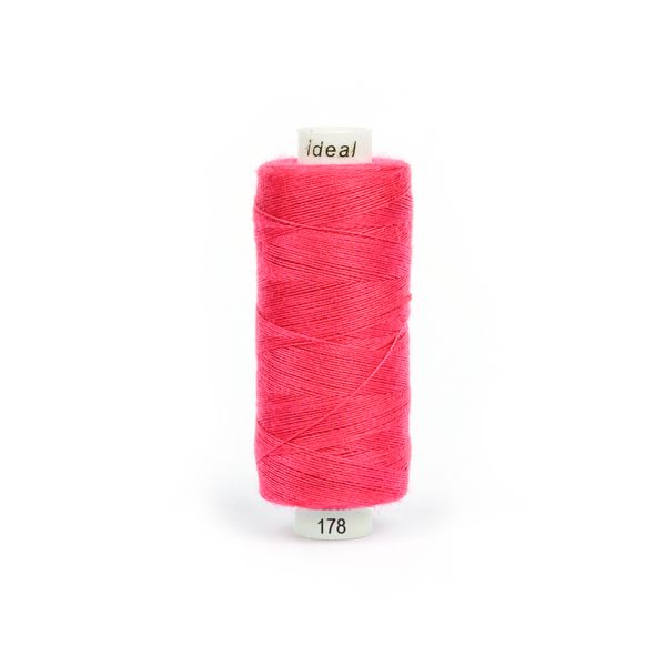 Нитки швейные бытовые Ideal 40/2, 366 м / 10 кат., 178 розовый
