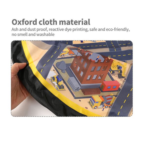 Konstruktor / Конструктор Construction Vehicle Playset Storage Carpet  PT70014