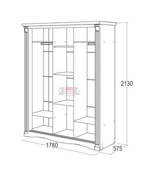 Шкаф-купе ОЛЬГА 1Н