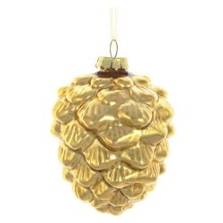 GAEM Украшение новогоднее "Золотая шишка", L7,5 W7,5 H9,5 см, 2в.
