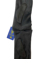 Перчатки. Мужские. Материал верха: Эко кожа. Замша. Подклад: Плюш-флис. Тянутся. Облегают руку. Сенсорные. 12 шт в упаковке, разные цвета.