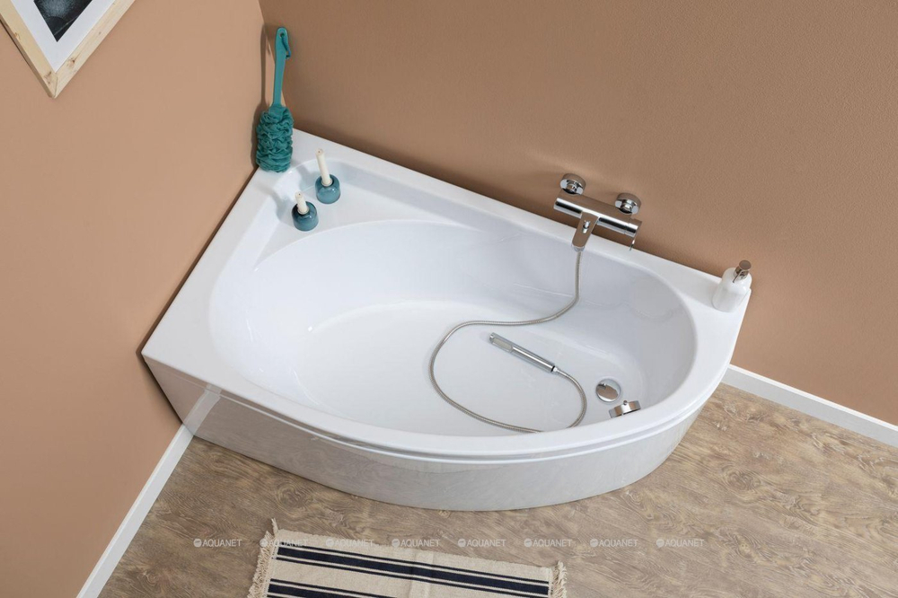 Акриловая ванна Aquanet (Акванет) Mia 140x80 L с каркасом