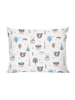 Постельное белье бязь Сказка "Индейцы/Индейцы (компаньон)" 1,5-сп Наволочка 50х70 см 1 шт Простынь на резинке 90x200 смПододеяльник 145x205 см