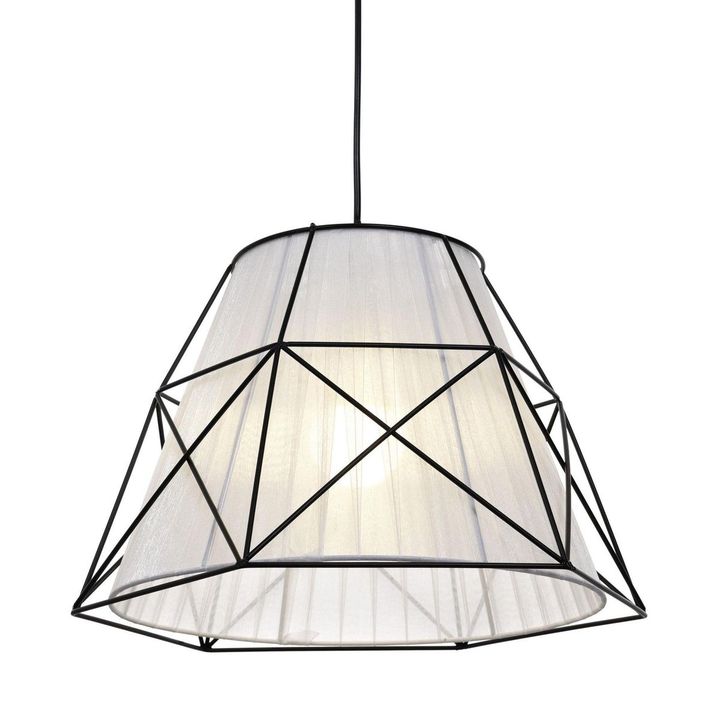 Подвесной светильник Lumina Deco Boneti LDP 8002 BK+WT