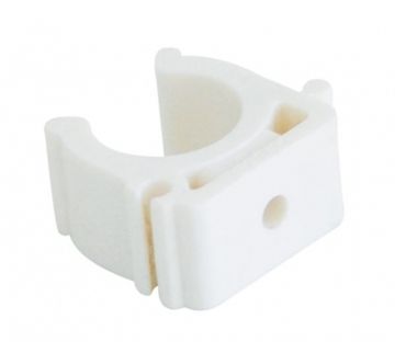 Крепление Kalde 25 полипропиленовое для труб (цвет белый) R.3592-bck-252701