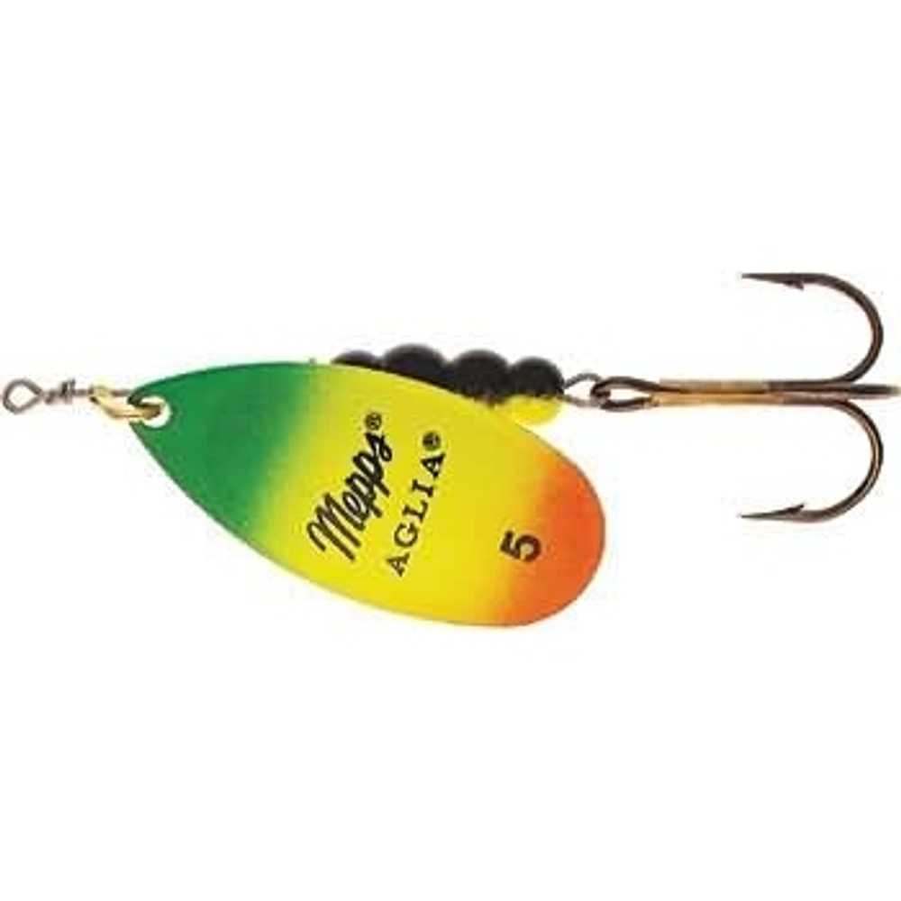 Блесна вращающаяся Mepps AGLIA FLUO, 5, Tiger
